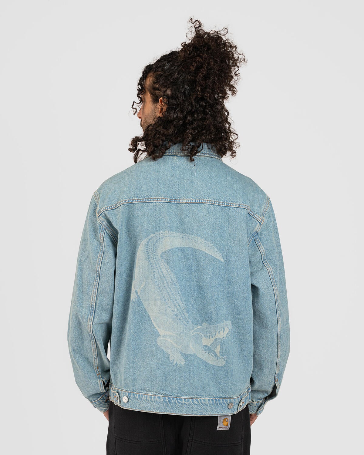 Lacoste Denim Jacket | BH8982-MKU | AFEW STORE